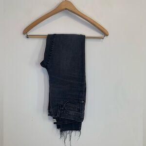 Madewell 9 Inch Mid-Rise Skinny Jeans Ripped Knee Edition Size 27